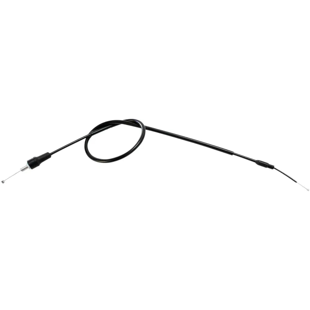 Cable del acelerador de vinilo negro.