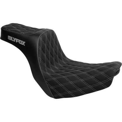Asiento SLYFOX High Noon Double Diamond Silver Logo Silver Stitch FL/FX '18-'25
