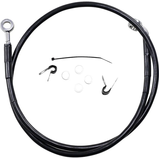 Kit de línea de freno de vinilo negro de longitud extendida