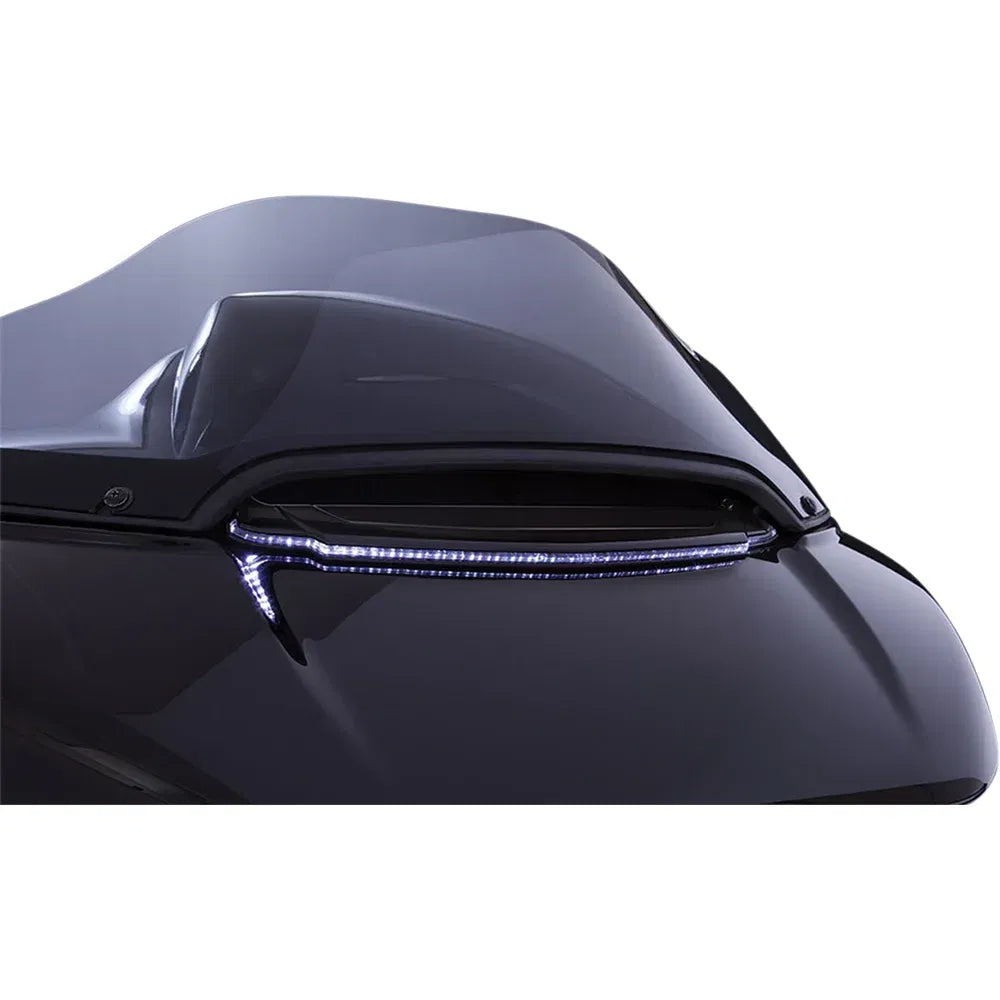 Embellecedor de ventilación de carenado con iluminación led