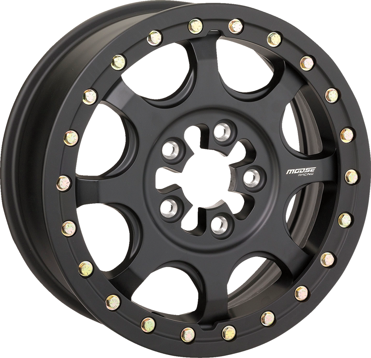 Rueda Beadlock de 5 lengüetas 351X - Rueda - 351X - 5 lengüetas/Beadlock - Delantera/Trasera - Negro satinado - 15x7 - 5/4.5 - 5+2