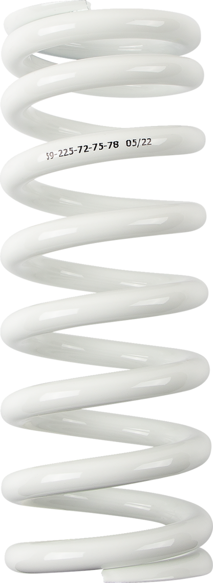 Resorte de choque - Resorte de choque - 59 mm OD - 72/75/78 n/mm - Blanco