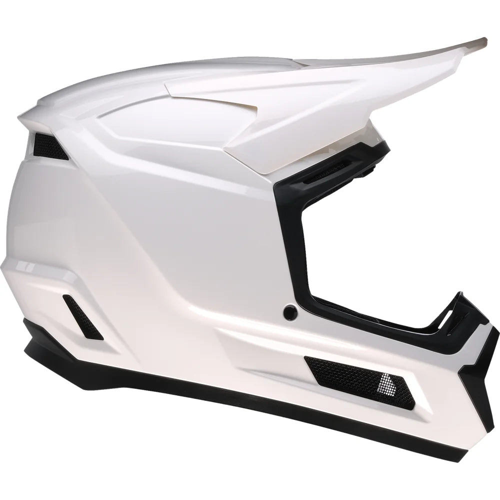 Casco juvenil dirt maxx blanco sólido