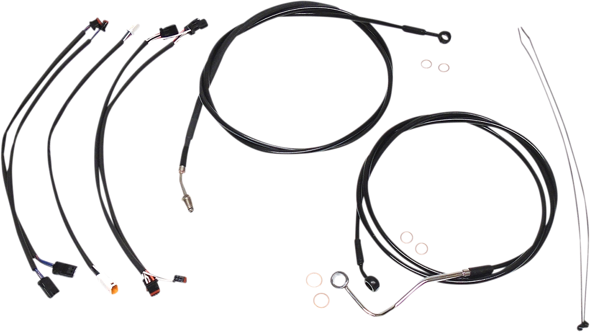Kit de instalación de manillar XR - Kit de instalación de manillar XR - Colgadores Ape de 12"-14" - FLHRXS '17-'20 - Negro