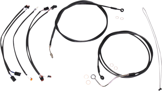 Kit de instalación de manillar XR - Kit de instalación de manillar XR - Colgadores Ape de 12"-14" - FLHRXS '17-'20 - Negro