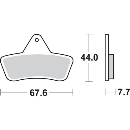 Pastillas de freno sinterizadas todoterreno ats