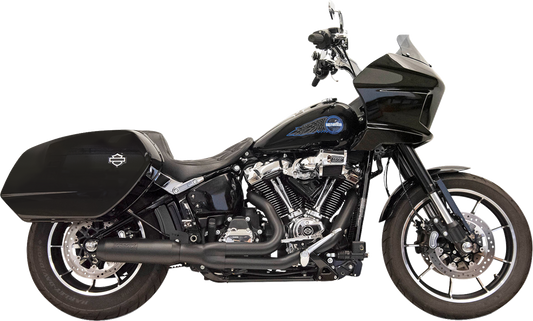 Sistema de escape 2 en 1 con silenciador Superbike - Sistema de escape 2 en 1 con silenciador Superbike - 4" - Negro - Softail M8