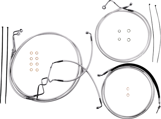 Kit de instalación de manillar de diseñador Sterling Chromite II® - Kit de instalación de manillar de diseñador Sterling Chromite II® - 10" - FLHR '17-'20