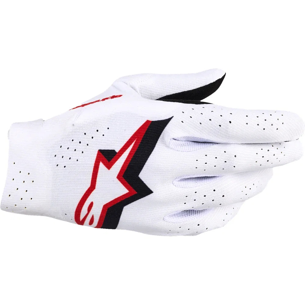 Guantes Alpinestars Supertech MX White/Black/Fire Red