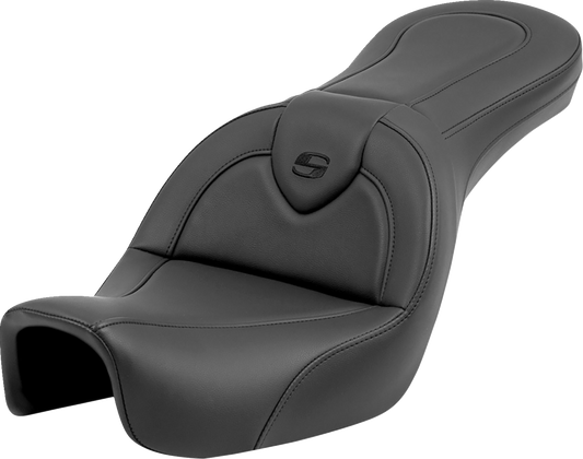 Asiento Saddlemen Roadsofa™ Standard Reach Without Black/Black Stitching FXD '06-'17