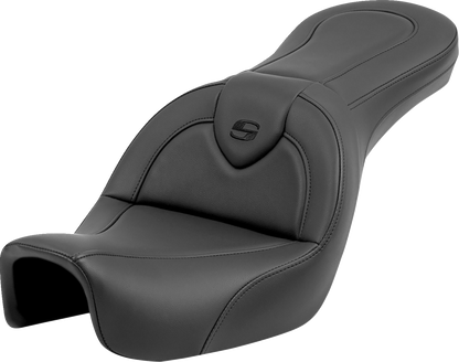 Asiento Saddlemen Roadsofa™ Standard Reach Without Black/Black Stitching FXD '06-'17
