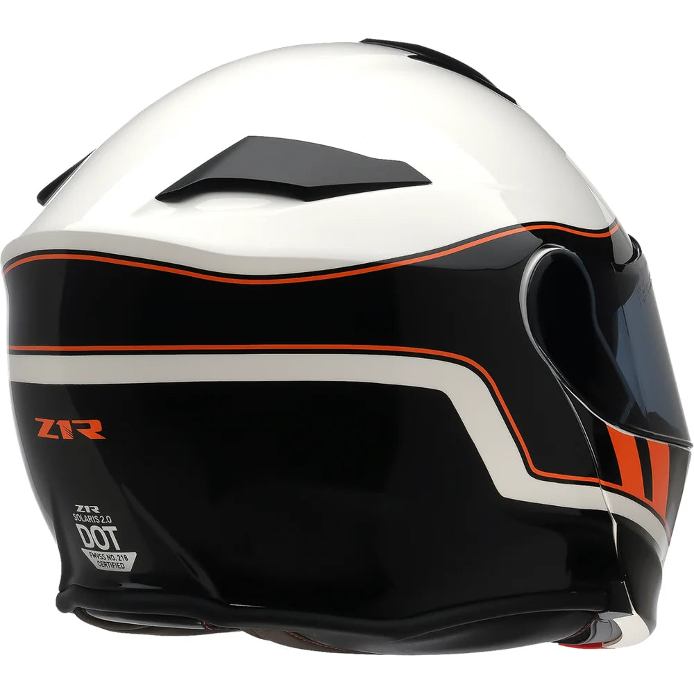 Casco Z1R Solaris 2.0 Opus Black/White/Orange