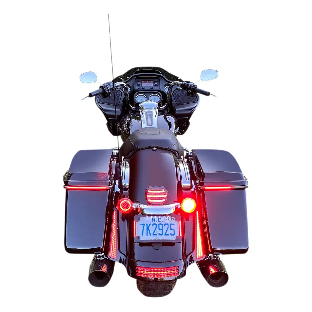 Insertos de señal de giro led de 4 anillos rojos genesis®