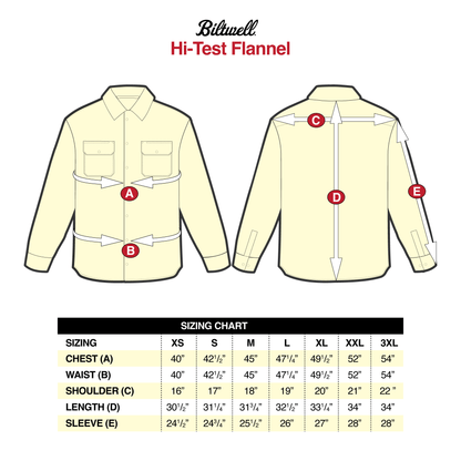 Camisa de franela Biltwell HI Test - Baja