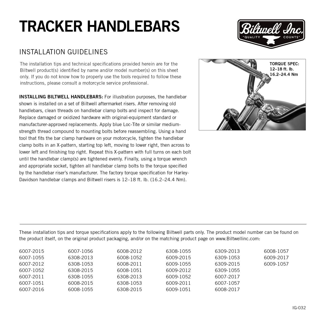 Manilar Biltwell Tracker 7/8" - cromo