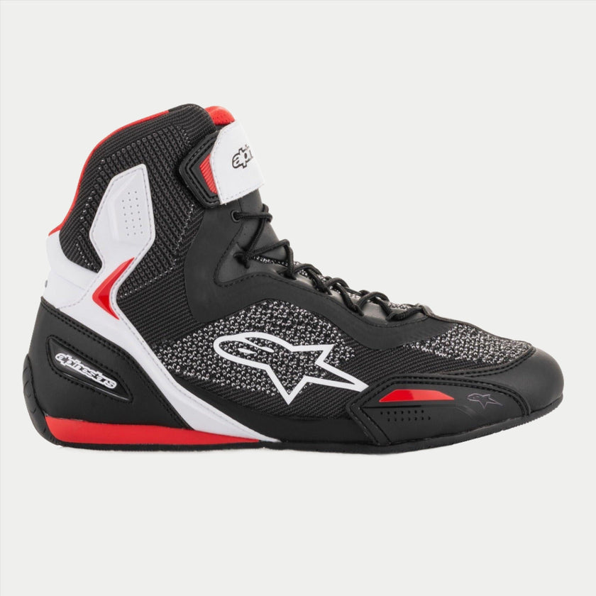 Tenis Alpinestars Faster-3 Rideknit® - Negro/Blanco/Rojo