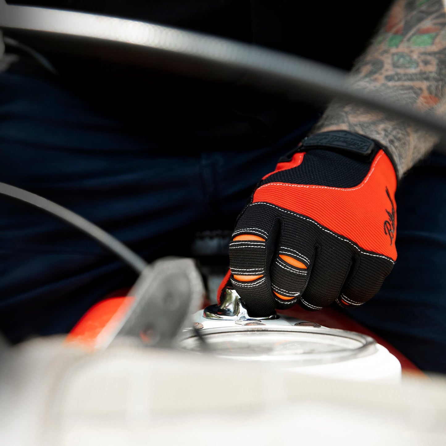 Guantes Biltwell Moto - naranja/negro