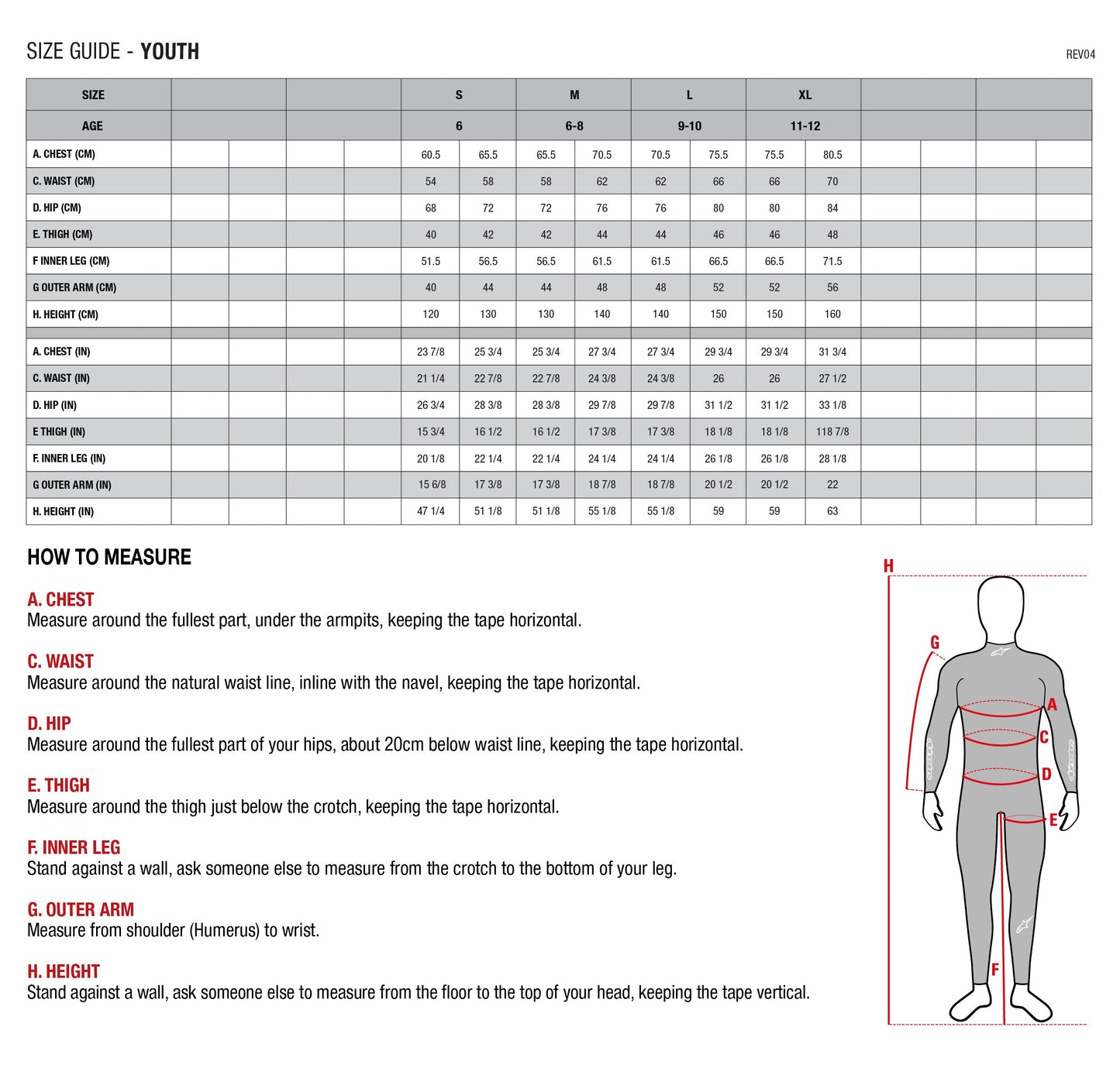 Chamarra para Niño Alpinestars Bionic Plasma LT – Negro/Blanco