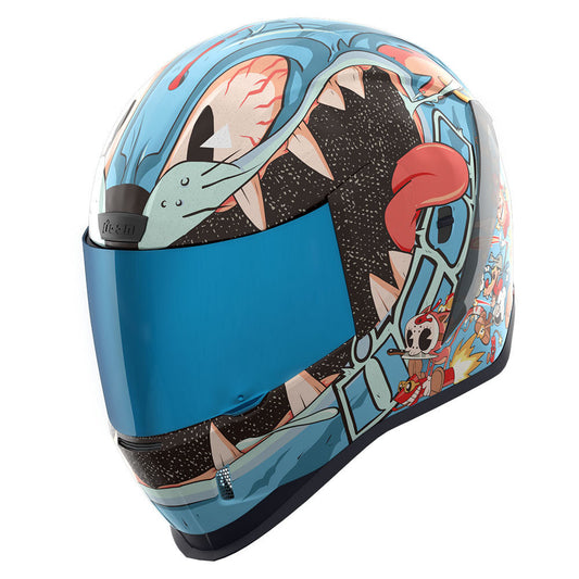 Casco Icon Airform MIPS 9 Lives - Azul