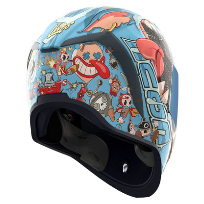 Casco Icon Airform MIPS 9 Lives - Azul