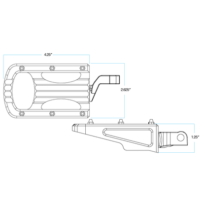 XL Step Footpegs - Polish