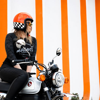Casco Biltwell Bonanza - Competition  Orange
