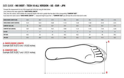 Tech 10 Boots - Black/Red - Alpinestars