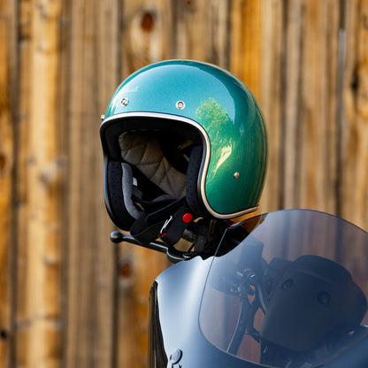 Casco Biltwell Bonanza -  verde metalico catalina