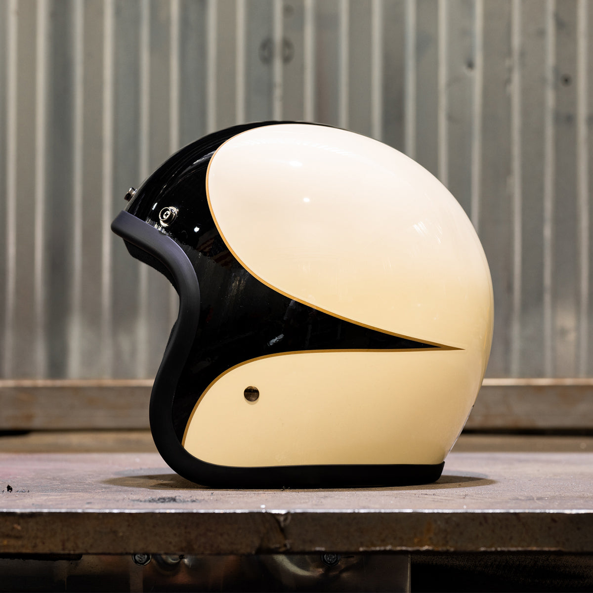 Casco Biltwell Bonanza - blanco/negro