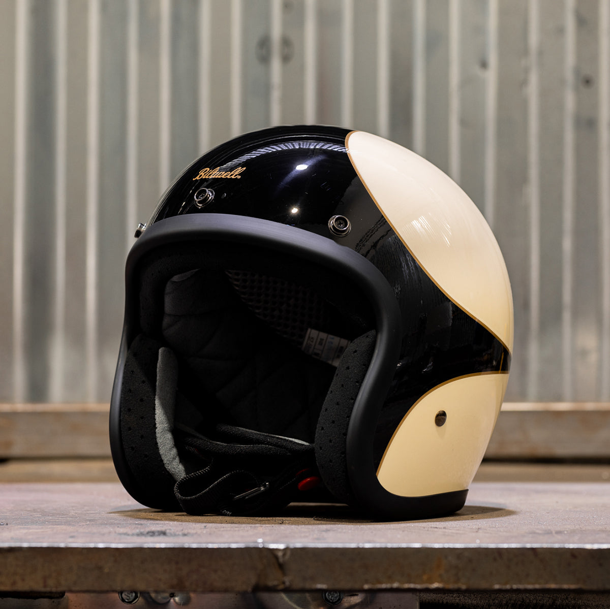 Casco Biltwell Bonanza - blanco/negro