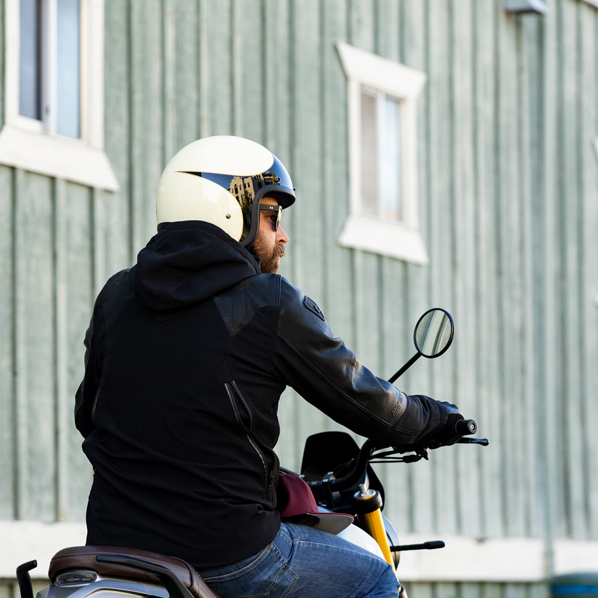 Casco Biltwell Bonanza - blanco/negro