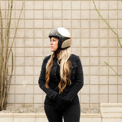 Casco Biltwell bonanza  Scallop - Metallic Charcoal/Champagne