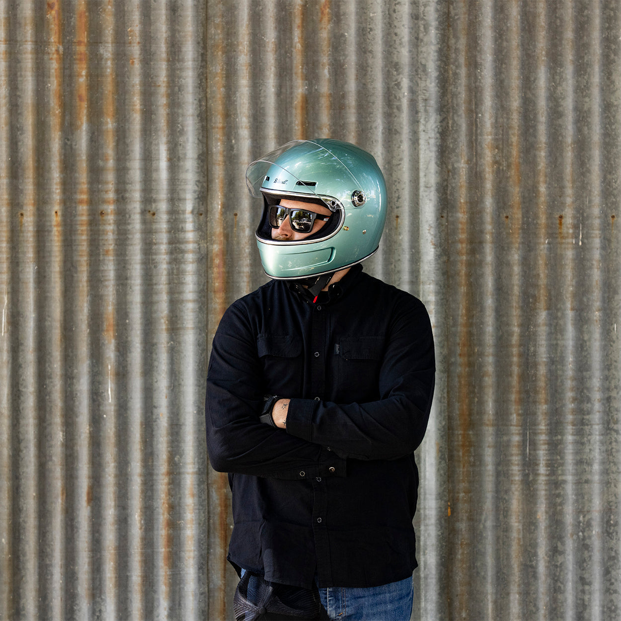 Casco Biltwell Gringo SV - seafom metalico