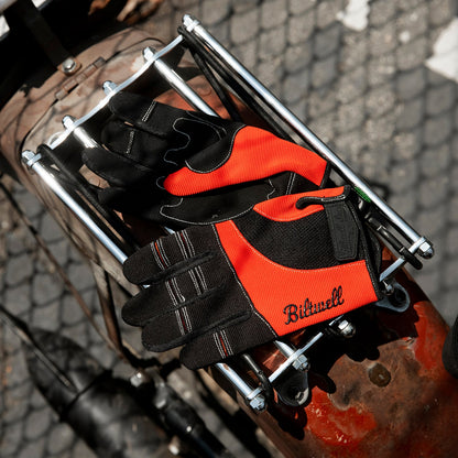 Guantes Biltwell Moto - naranja/negro