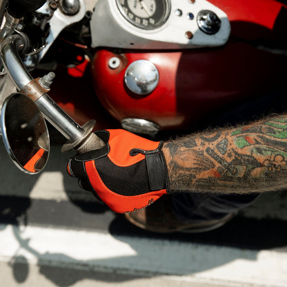 Guantes Biltwell Moto - naranja/negro