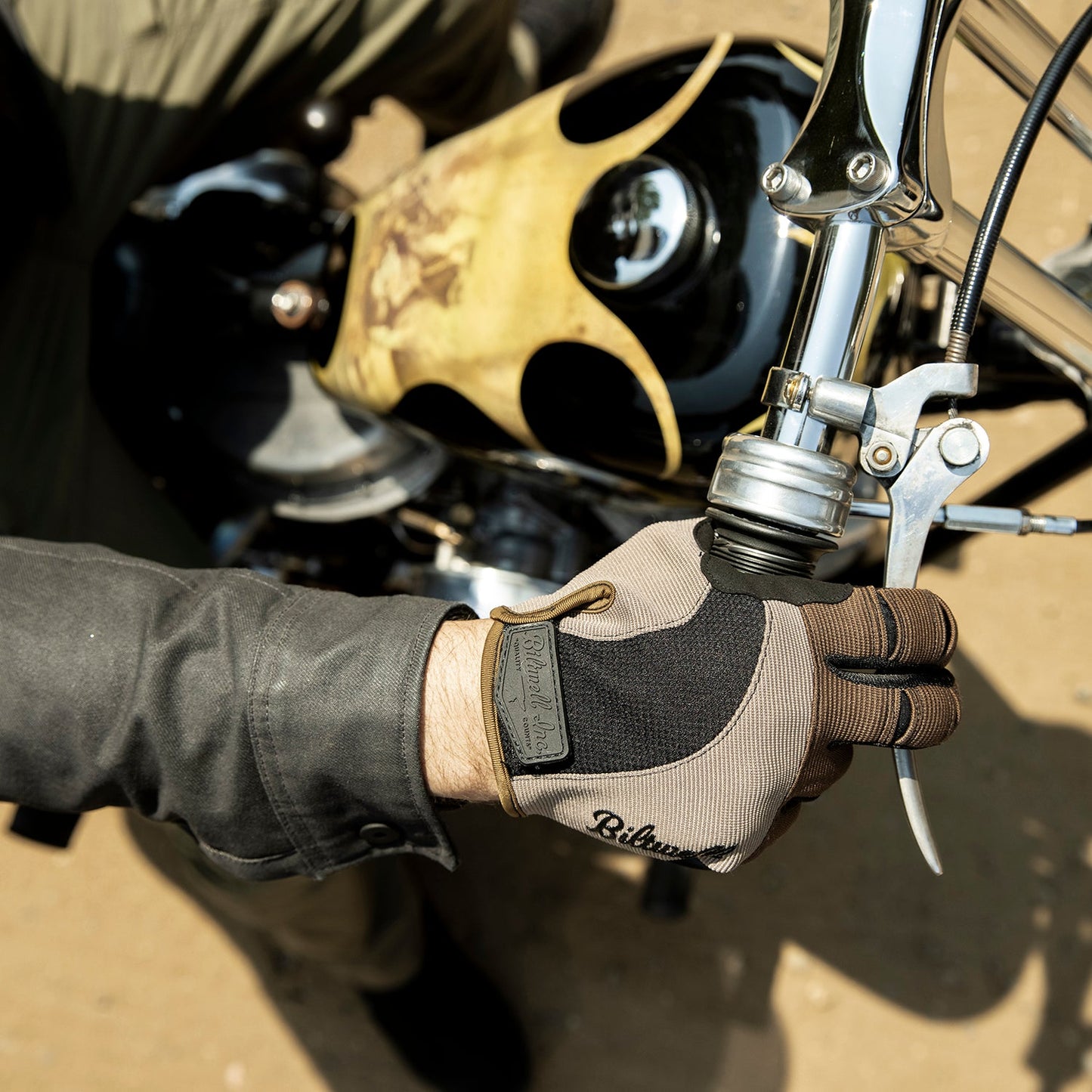 Guantes Biltwell Moto - coyote/negro