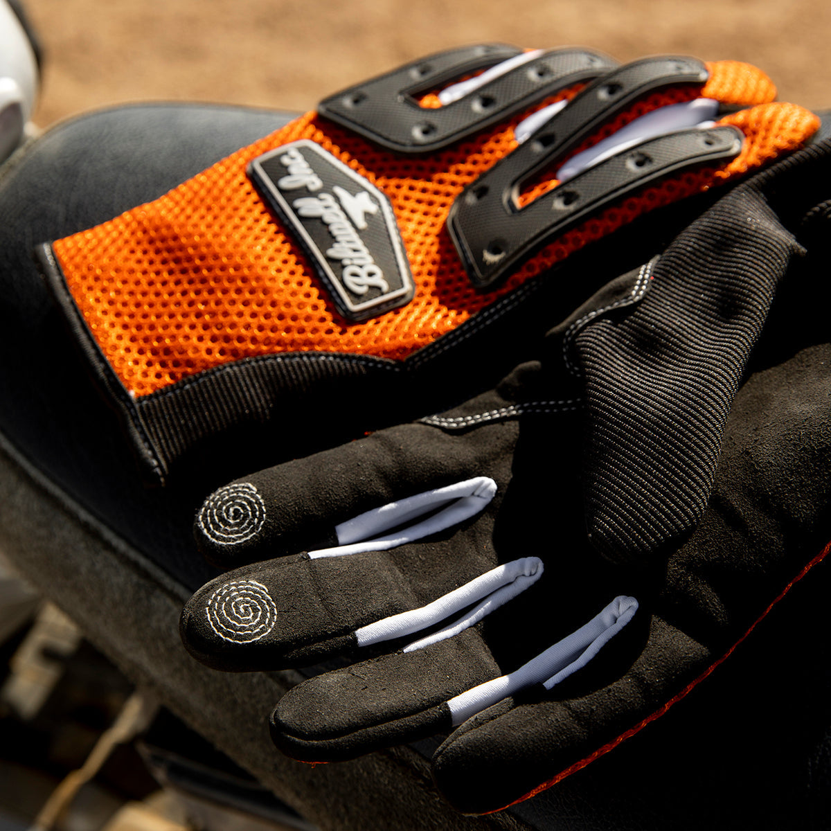 Guantes Biltwell Anza - naranja/negro