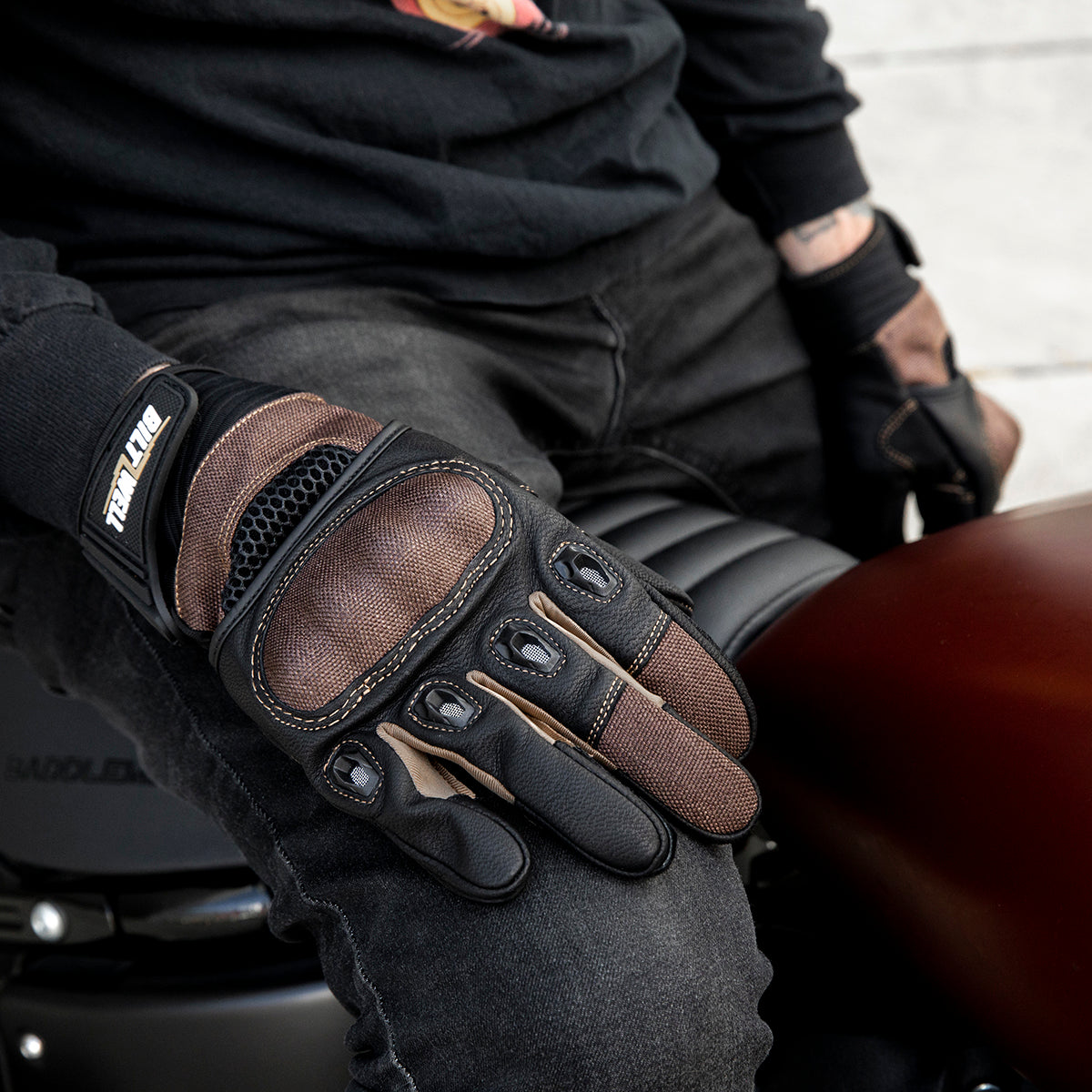 Guantes Biltwell Bridgeport - chocolate