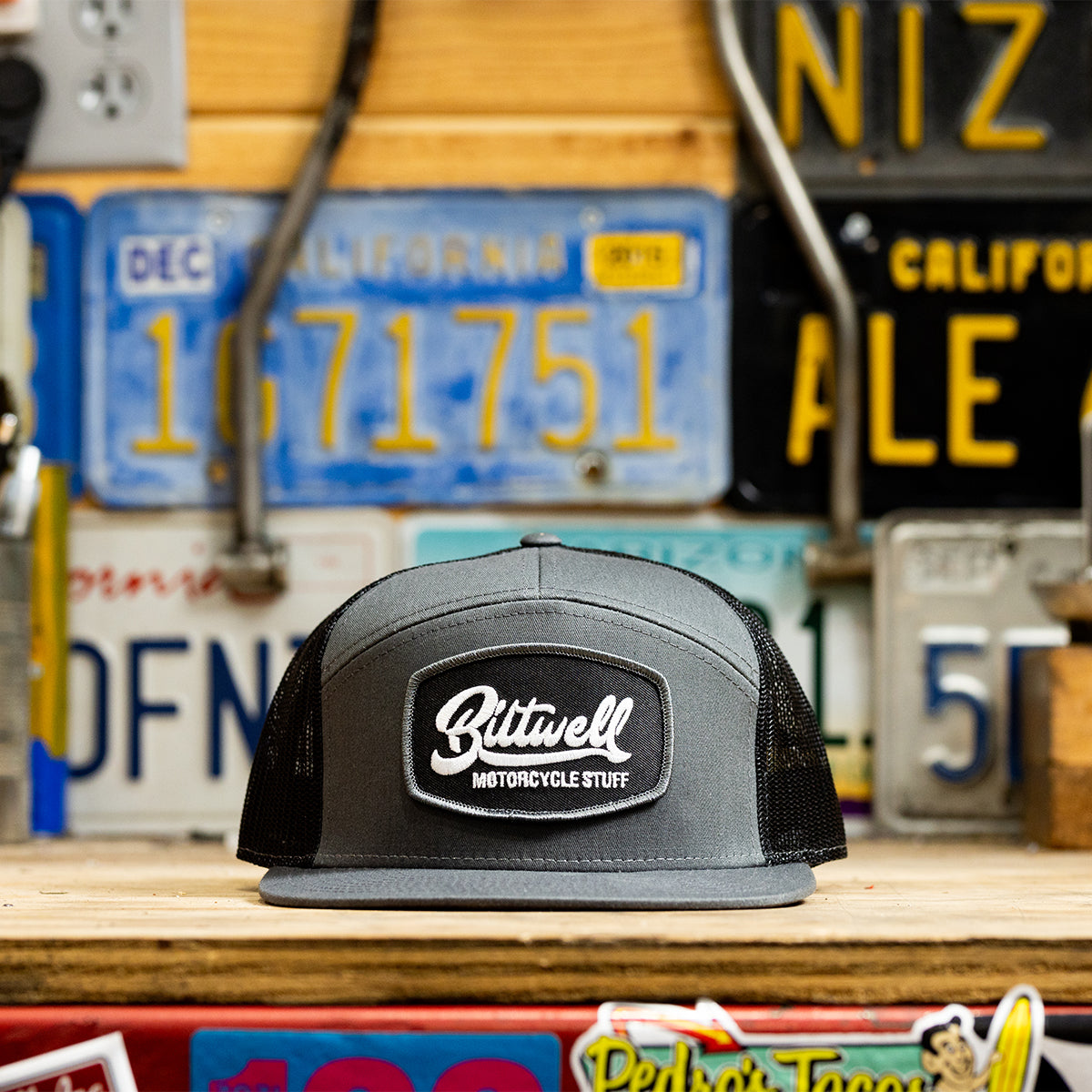 Gorra Biltwell Ridgecrest - Gris/Negro