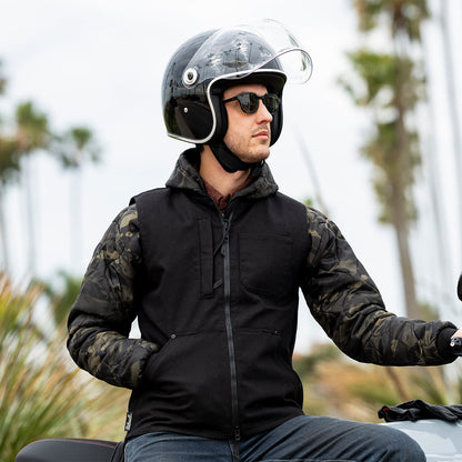 Casco tahoe™ en negro sólido brillante