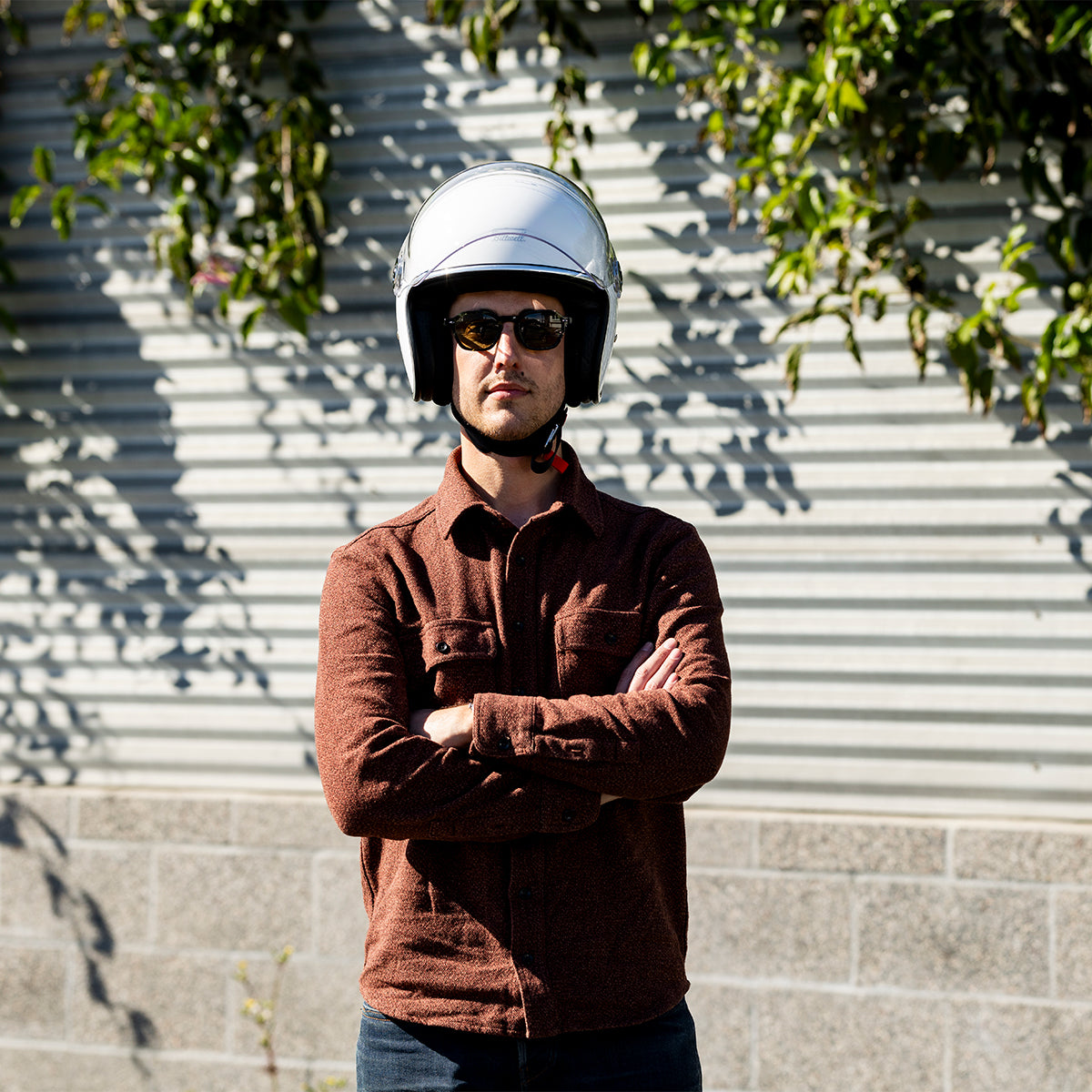 Casco tahoe™ blanco sólido brillante