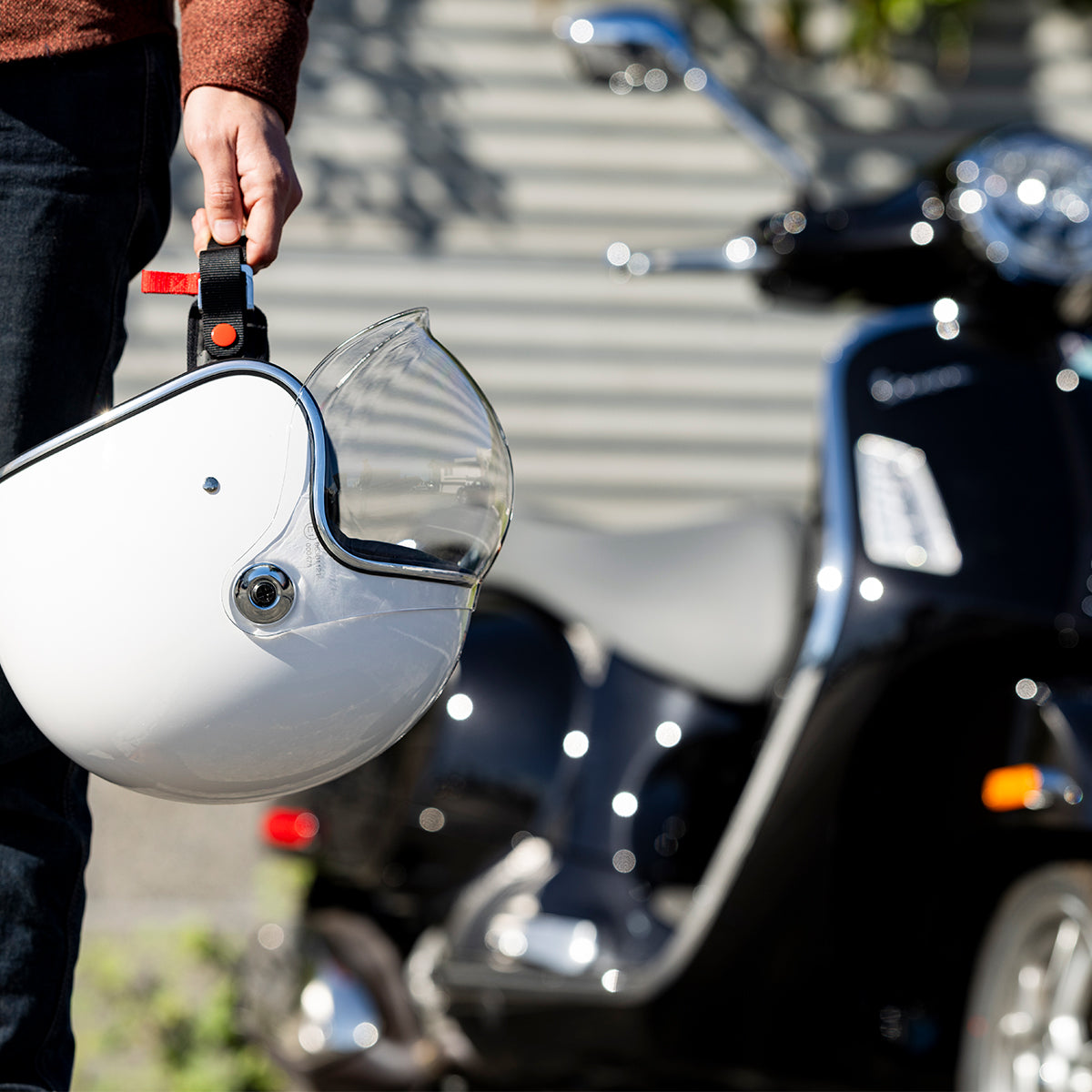 Casco tahoe™ blanco sólido brillante