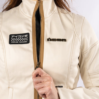 Chamarra Icon para mujer Tuscadero3 - Blanca