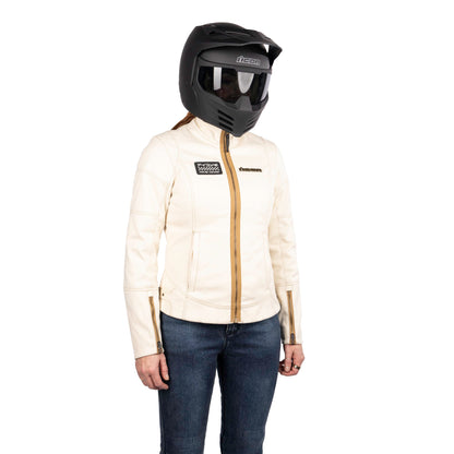 Chamarra Icon para mujer Tuscadero3 - Blanca