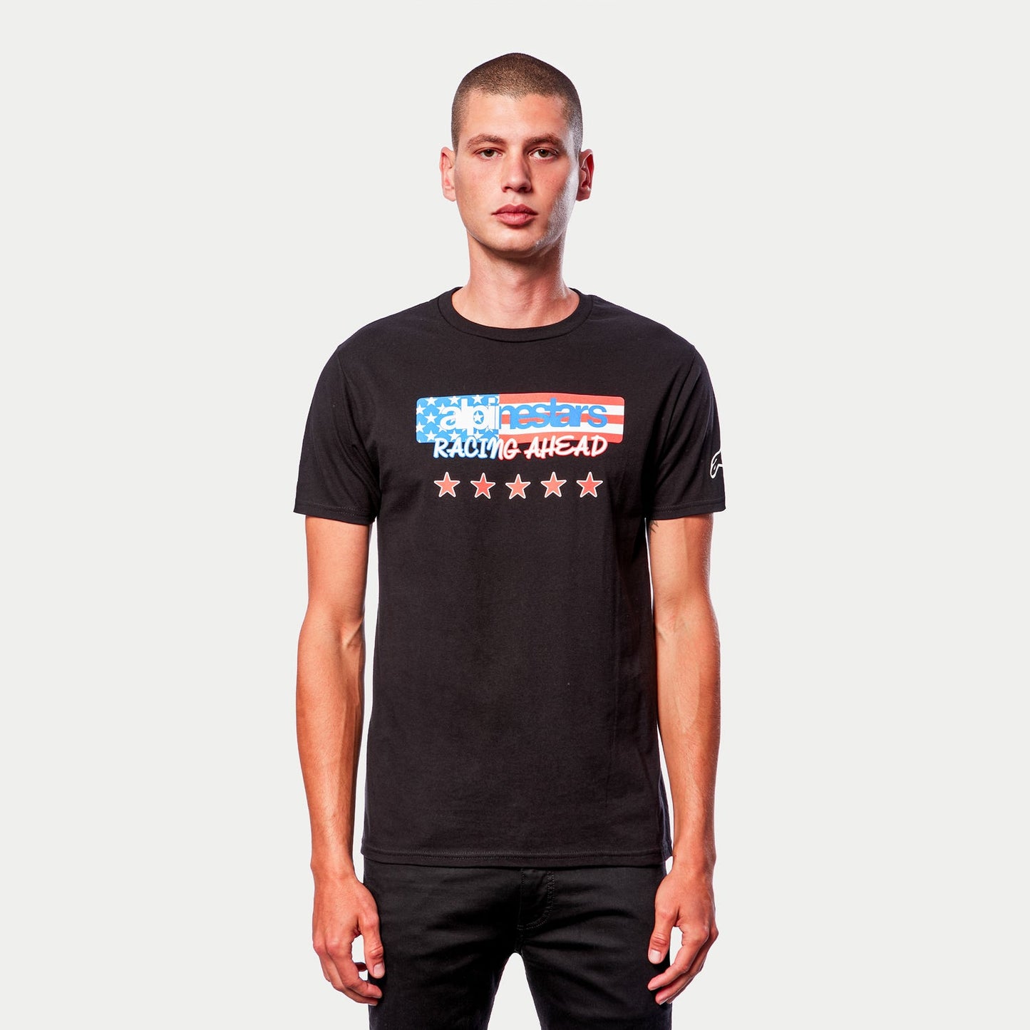 Playera Alpinestars USA Again - Negro