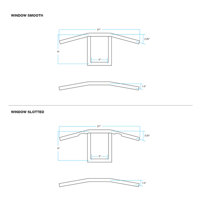 Manillar Biltwell Window 1" - cromo