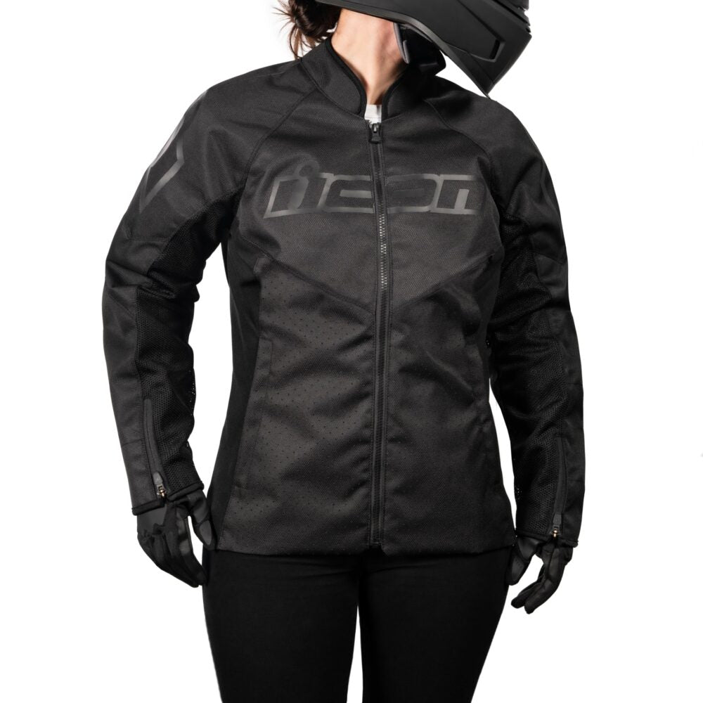 Chamarra Icon Women's Hooligan Perf - Stealth