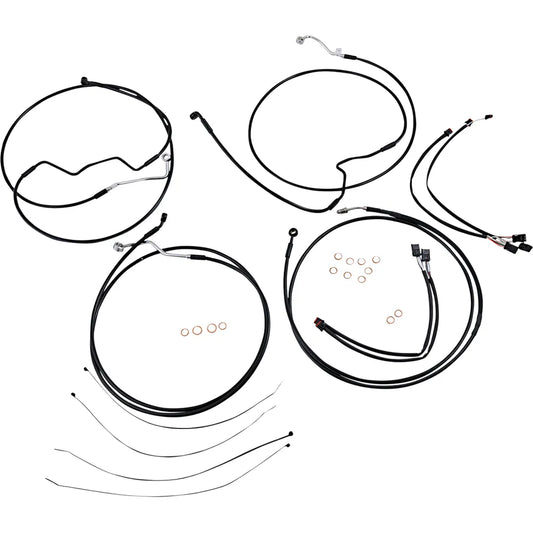 Kit de instalación de manillar XR - Kit de instalación de manillar XR - Colgadores Ape de 15"-17" - FLHRXS '17-'20 - Negro