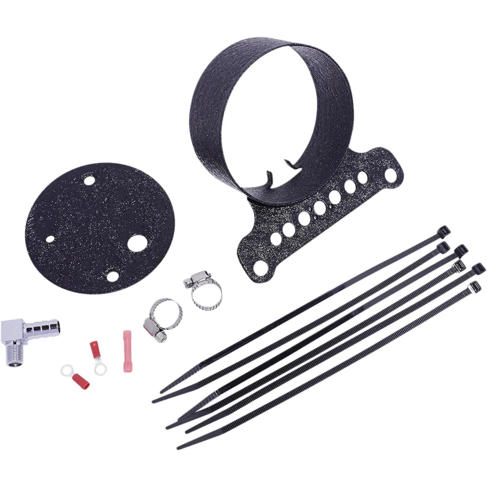 Single Gauge Bracket - Wrinkle Black