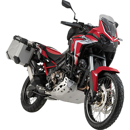 TRAX ADV Aluminum Case System - Silver - Honda Africa Twin '19-'21